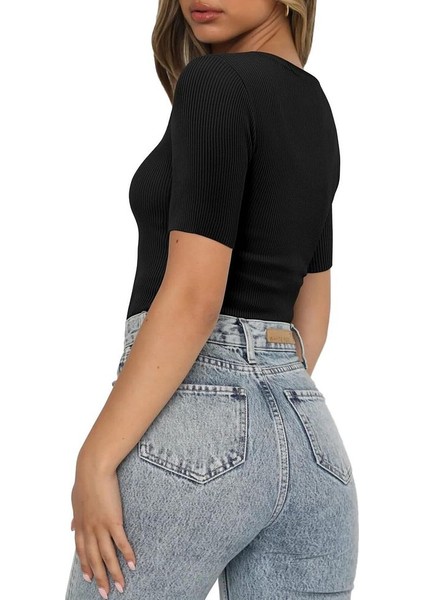 Penny Bisiklet Yaka Triko T-Shirt modelleri
