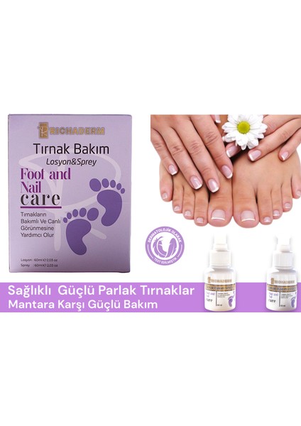 Tırnak Bakım Losyon ve Sprey Mantar ve Önleyici
