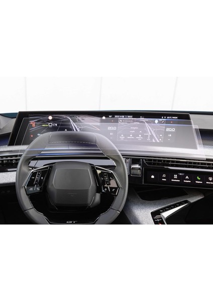Yeni Peugeot 3008 Gt 5008 Gt 21" Panaromik i-Cockpit Uyumlu 9H Nano Ekran Koruyucu