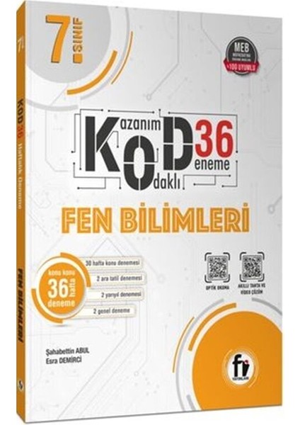 7. Sınıf Fen Bilimleri KOD36 Deneme