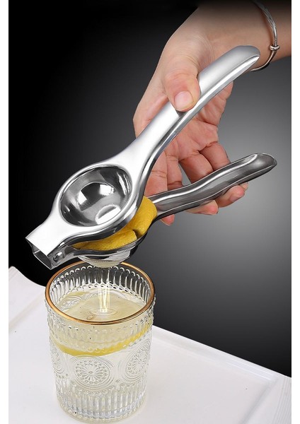 Komple 304 Paslanmaz Çelik Limon Narenciye Sıkacağı MT126