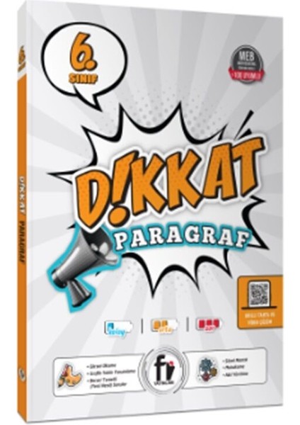 6. Sınıf Dikkat Paragraf Soru Bankası