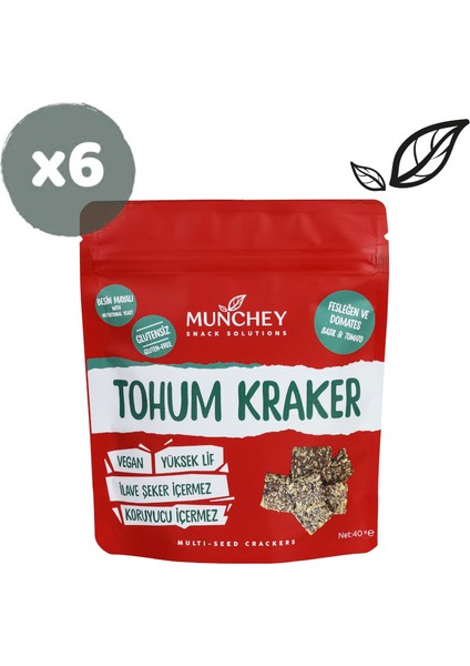 40GR 6'lı Domates & Fesleğenli Tohum Kraker