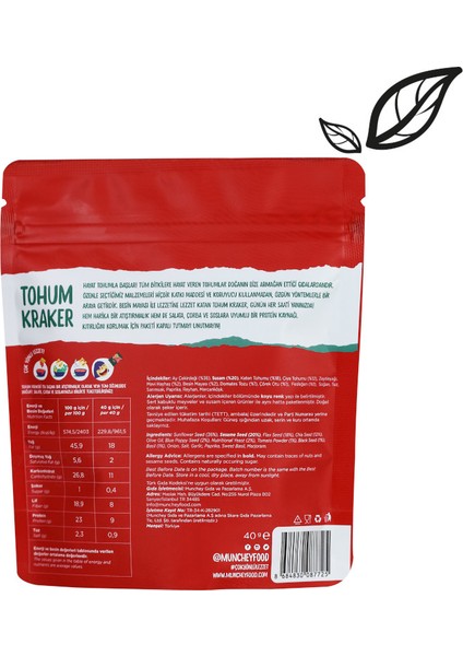 40GR 6'lı Domates & Fesleğenli Tohum Kraker modelleri