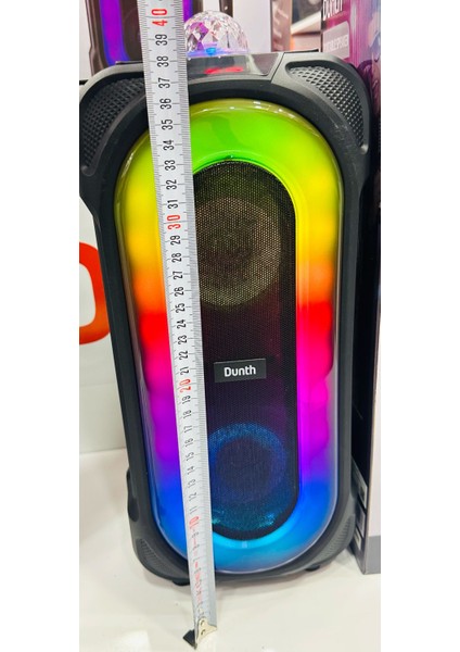 SP112 Bluetooth ,sd,usb,aux,led Disco , Tws ,led Rgb, Microphone, 2X4INCH,10W, 40X20X20CM