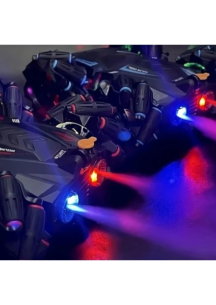 1:16 Kırmızı Uzaktan Kumandalı Şarjlı Akrobat Araba Elle Algılayan Sürüş Arabası Sprey Duman Çıkaran Oyuncak, Hareketli Işıklı Doğum Günü Hediyesi fırsatları