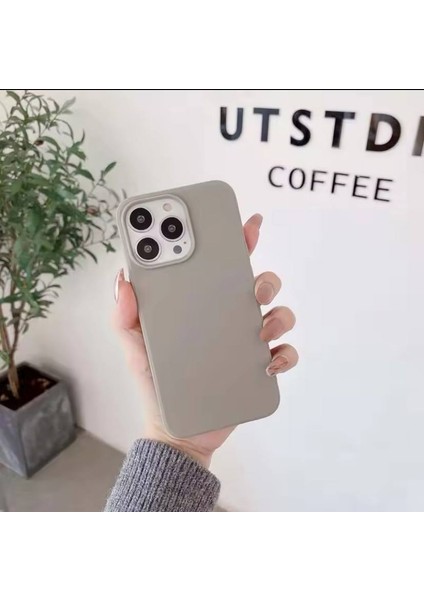 Apple iPhone 14 Pro Uyumlu Kılıf Yumuşak Silikon Içi Kadife Lansman Kapak .
