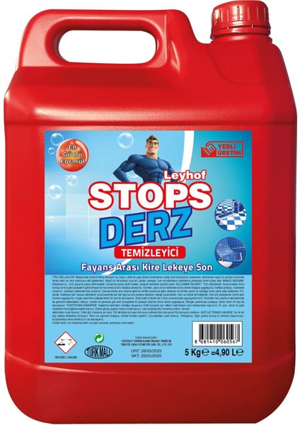 Derz Temizleyici 5lt Sihirli Muhteşem Sıvı Stop Nilem Forte