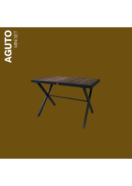 Aguto 2-1-1-S Balkon Oturma Takımı , Cay Setı