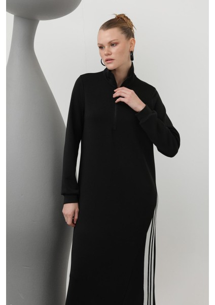 20600 Kadın Tiktak Detaylı Fermuarlı Modal Elbise fiyatları