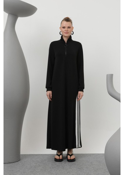 20600 Kadın Tiktak Detaylı Fermuarlı Modal Elbise fırsatları