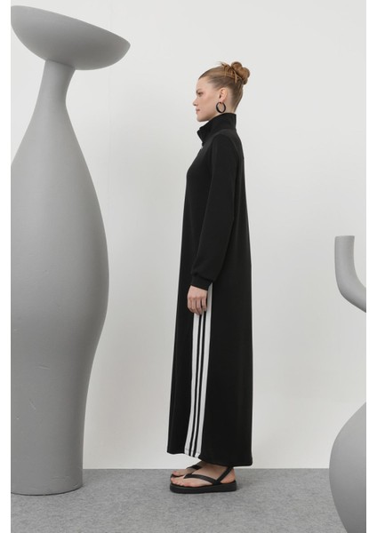 20600 Kadın Tiktak Detaylı Fermuarlı Modal Elbise indirimleri