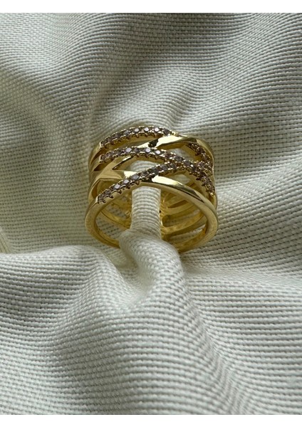 Taşlı Sarmal Yüzük