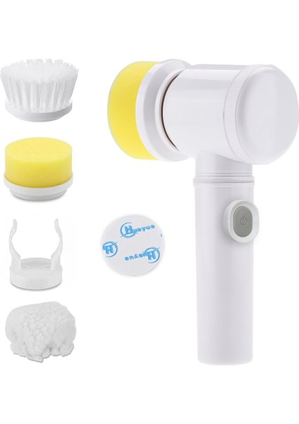 Sunup Çok Fonksiyonlu Banyo Mutfak Lavabo Şarjlı Temizlik Fırçası Lavabo Temizletici Fırça