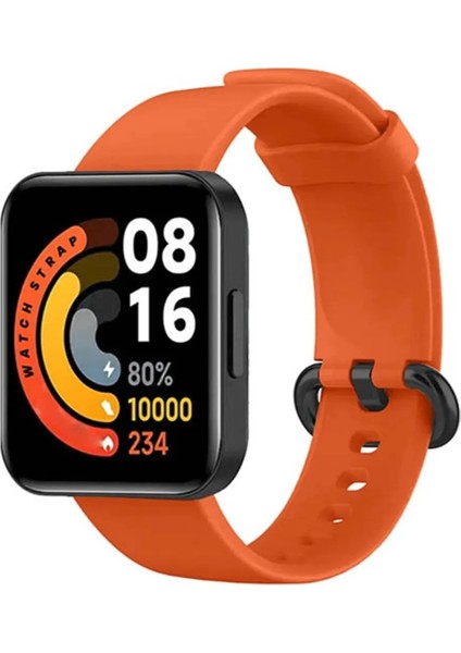 Xiaomi Redmi Watch 2 Lite Uyumlu Yumuşak Akıllı Saat Silikon Kordon/kayış
