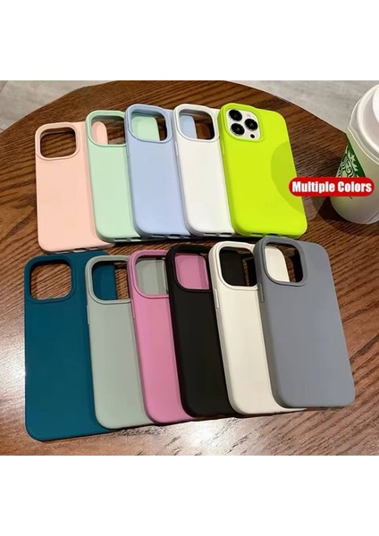 Apple Iphone 14 Pro Max Uyumlu Lansman Kılıf Içi Kadife Dişi Silikon Kapak .