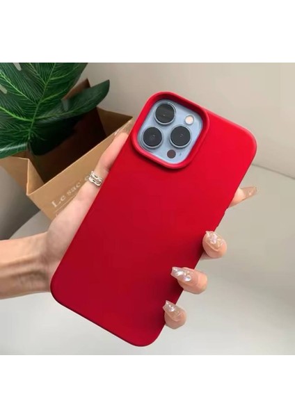 Apple Iphone 14 Pro Max Uyumlu Lansman Kılıf Içi Kadife Dişi Silikon Kapak .