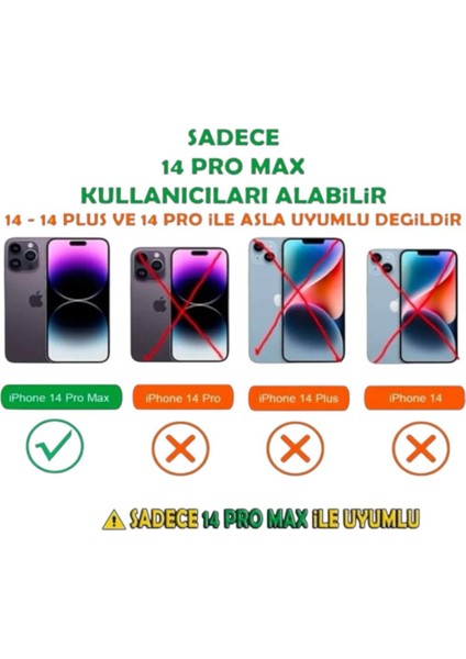 Apple Iphone 14 Pro Max Uyumlu Lansman Kılıf Içi Kadife Dişi Silikon Kapak .