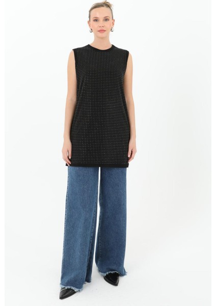 10525 Kadın Taşlı Içlik Tunik modelleri