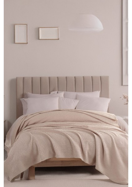 Ecocel Pike Örtü Battal 220 x 230 cm Karde Koyu Bej