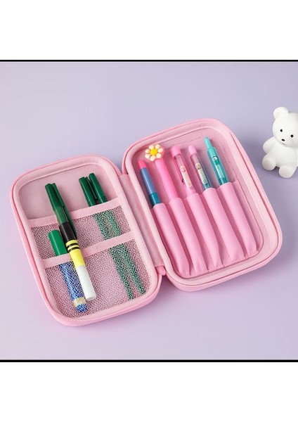 Büyük Boy 180 Kapasiteli Unicorn Kabartmalı Kalem Kutusu ve Tablet Koruyucu