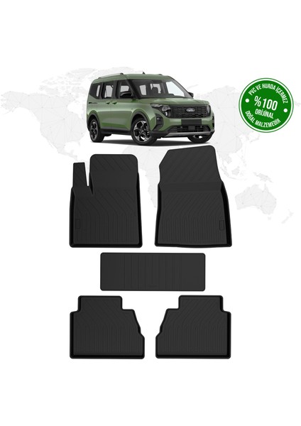 Ford Courier 4d Havuzlu Paspas 2024 Model ve Sonrası