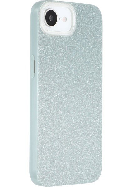 iPhone 16E Glitter Tpu Telefon Kapağı Büyük Kamera Kesimi (Yurt Dışından)