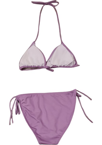 Çağrı Mayo Lila Kadın Bikini Takımı Üçgen Kalıp fiyatları