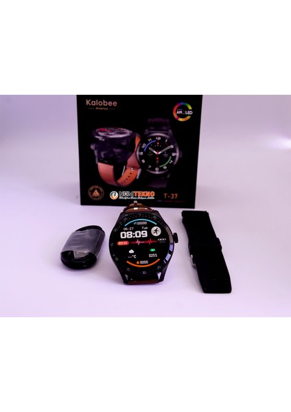Nom Tekno / T-37 Tws Kulakiçi Kulaklıklı Akıllı Saat