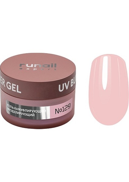Expert Protez Tırnak Jeli Uv Gel Nude Pembe Parıltı 50gr 129