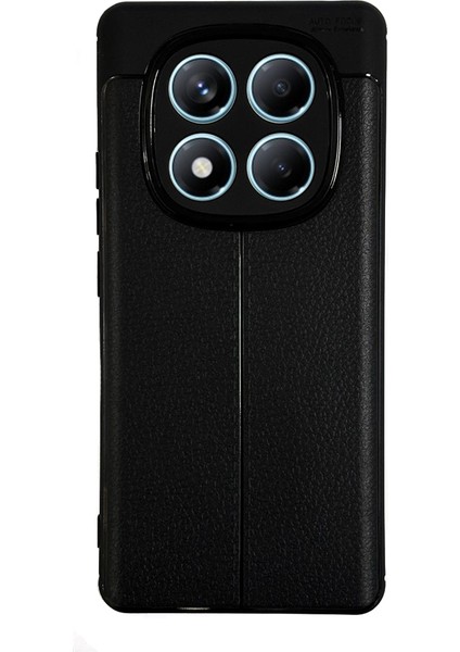 Xiaomi Redmi Note 14 Pro 4g Kılıf Focus Deri Desen Silikon Arka Kapak