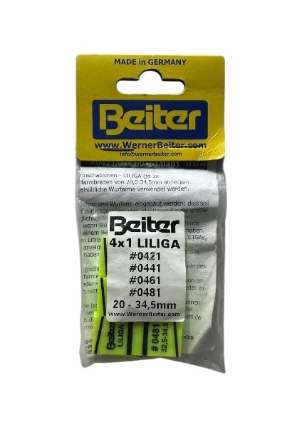 Liliga Klasik Yay Kanadı Ayıracı 4x1 20-34,5 mm - 53D342
