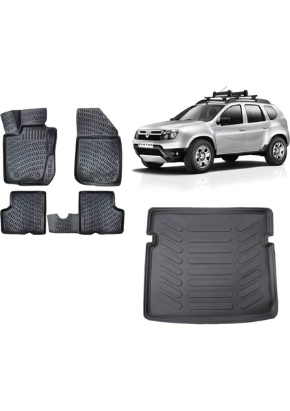 +3d Havuzlu Araca Özel Paspas Takımı