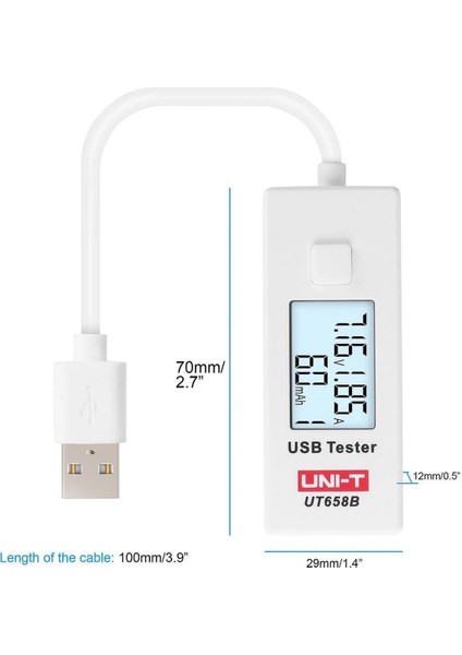 UT658B Dijital USB Güç Ölçer modelleri