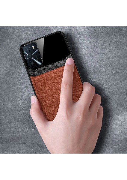 Samsung Galaxy A16 Uyumlu Zebana Lens Pu Deri Kılıf