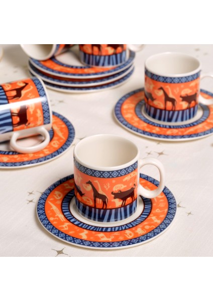 Topkapı Kahve Takımı 12 Parça