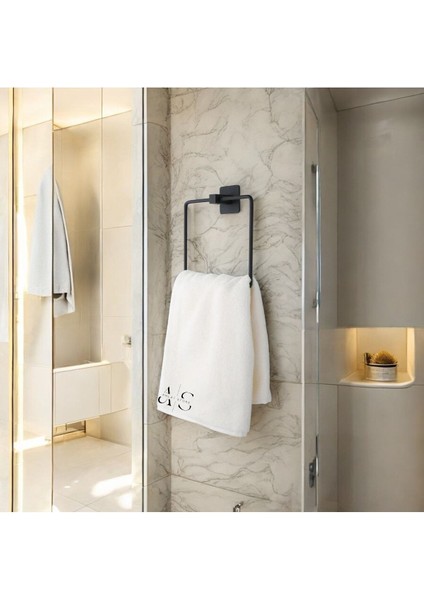Banyo Havluluk Mutfak Havluluk Güçlü Yapıştırma Kare Metal Havluluk Yapışkanlı Havluluk