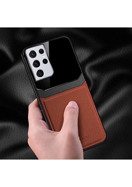 Samsung Galaxy S22 Ultra Uyumlu Zebana Lens Pu Deri Kılıf fiyatları