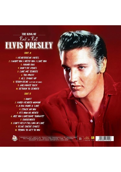 Elvis Presley The King Of Rock'n Roll (Plak) fiyatları