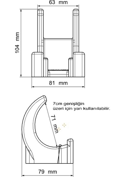 Telefon Standı Telefon Tutacağı Telefonluk Resimdeki Tel: 14.6cm 7cm modelleri