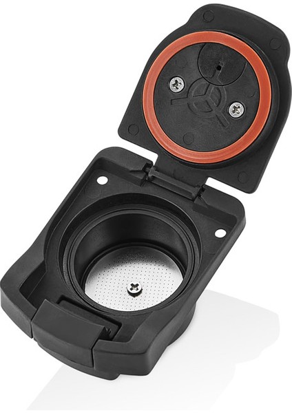 Kıwı Kcm-7597 Kapsül Kahve Makinesi Kırmızı