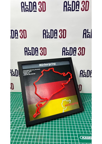 Nürburgring Tablo Ahşap Poster Dekoratif fiyatları