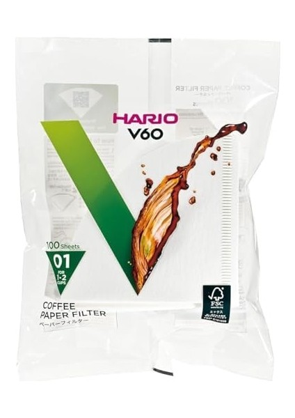 V60 01 Dripper Filtresi (100 Adet)