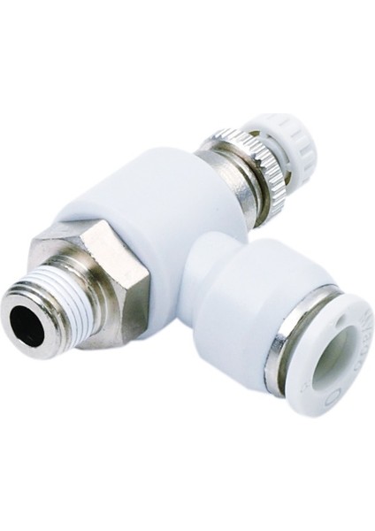 M5-03 mm Mini Tip Piston Üstü Kısmalı Dirsek (Pirinç)