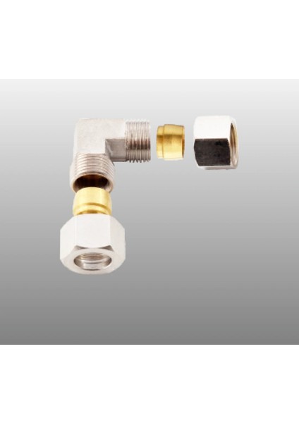 1/8-04 mm Yüksüklü Döner Dirsek