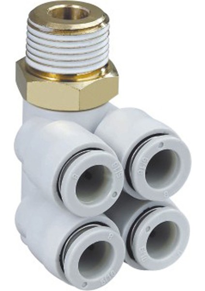 1/8-04 mm Dörtlü Dirsek