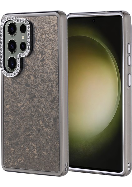 Samsung Galaxy S25 Ultra Uyumlu Kılıf Taşlı Tasarımlı Zore Kapi Kapak
