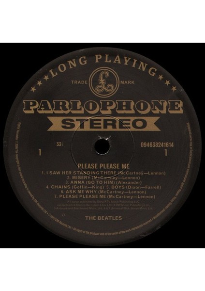 The Beatles Please Please Me (Plak)