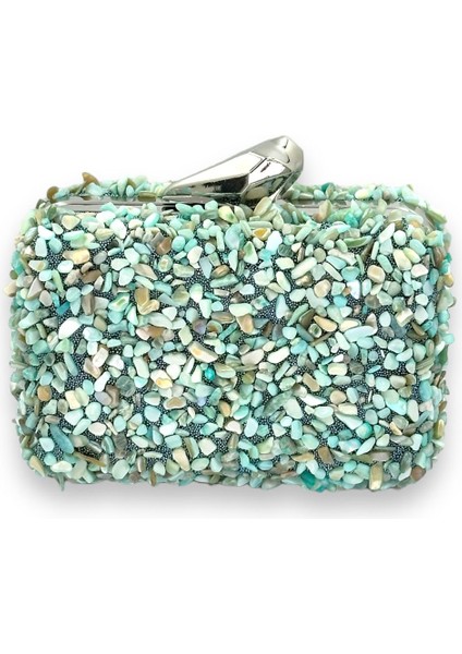 Mini Boy Doğal Taş Abiye Çanta Gelin Çantası Abiye Çanta Gece Çantası Portföy Clutch Mezuniyet