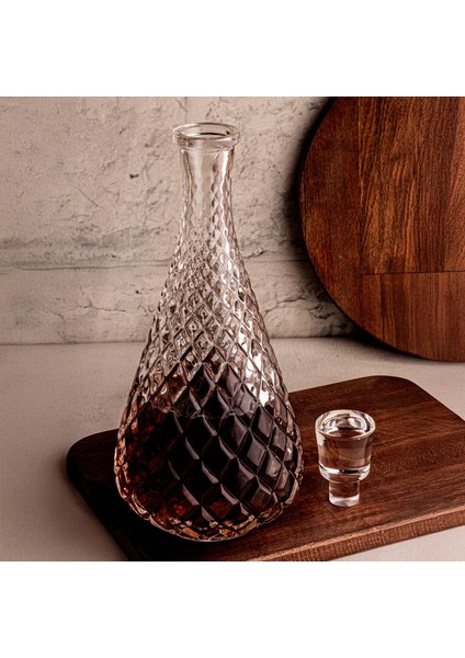 Blova - El Yapımı Üfleme Cam Lüx Sürahi Karaf 1.2 Lt fiyatları